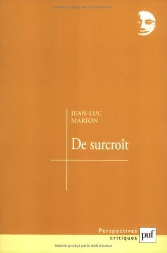 Tapa de De surcroît