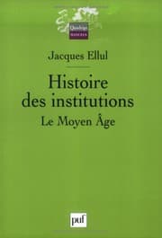 Tapa de "histoire des institutions t.2 ; le moyen âge ( 2e édition)"
