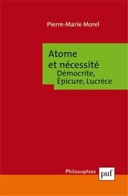 Tapa de Atome et nécessité : Démocrite, Epicure, Lucrèce