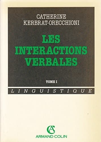 Tapa de les interactions verbales tome 1