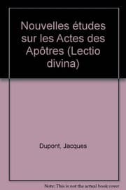 Tapa de Nouvelles études sur les Actes des apôtres