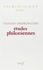 Tapa de Etudes philoniennes