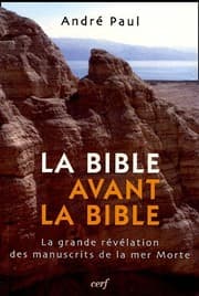 Tapa de La bible avant la bible
