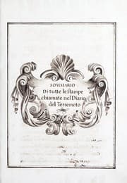 Tapa de Sommario di tutte le stampe chiamate nel diario del terremoto