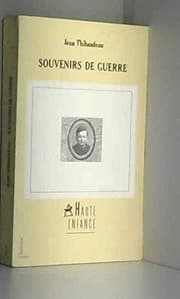 Tapa de Souvenirs de guerre