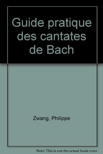 Tapa de Guide pratique des cantates de Bach