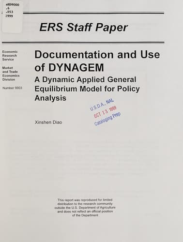 Tapa de Documentation and use of dynagem