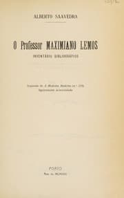 Tapa de O Professor Maximianos Lemos