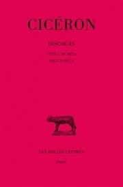 Tapa de Discours: Tome XI : Pour L. Muréna. - Pour P. Sylla. (Collection Des Universites de France Serie Latine) (French Edition)