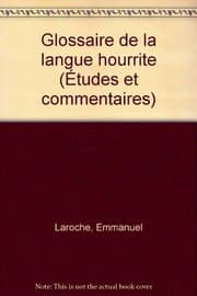 Tapa de Glossaire de la langue hourrite