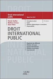 Tapa de Droit international public