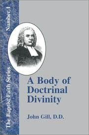 Tapa de A Body of Doctrinal Divinity