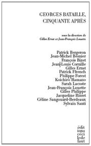 Tapa de Georges Bataille, cinquante ans après