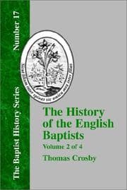 Tapa de The History Of The English Baptists - Vol. 2