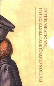 Tapa de Jean Calvin: Institution de la religion chretienne(1541) (Textes Litteraires Francais) (French Edition)