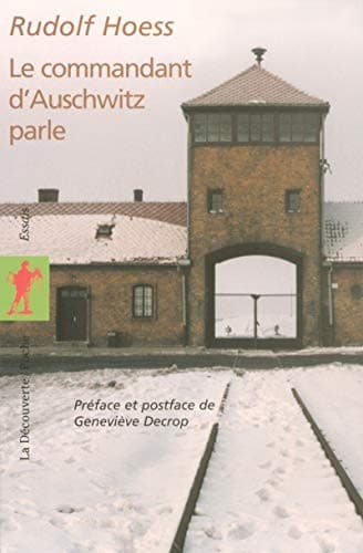 Tapa de Le commandant d'Auschwitz parle