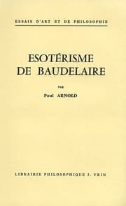 Tapa de Esoterisme de Baudelaire (Essais D'Art Et de Philosophie) (French Edition)