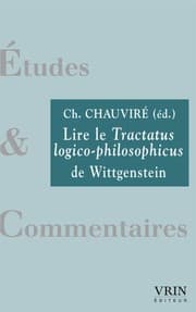 Tapa de Lire le tractatus logico-philosophicus de wittgenstein (Etudes et Commentaires) (French Edition)