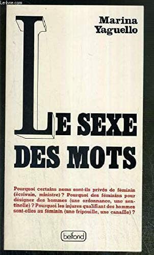 Tapa de Le sexe des mots