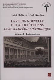 Tapa de La vision nouvelle de la société dans l'Encyclopédie méthodique : Volume 1, Jurisprudence