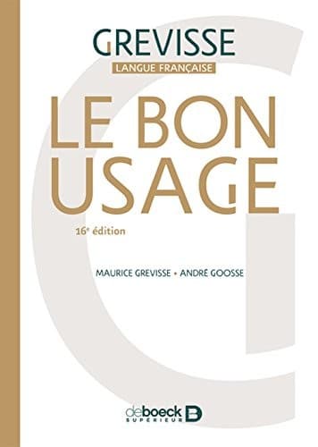 Tapa de Le Bon Usage (French Edition)