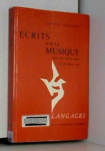 Tapa de Ecrits sur la musique