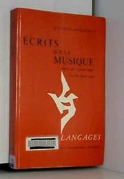 Tapa de Ecrits sur la musique