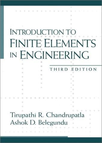 Tapa de Introduction to finite elements in engineering