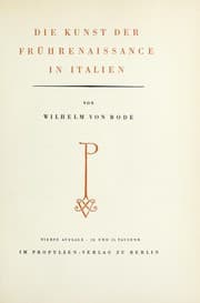 Tapa de Die Kunst der Fru hrenaissance in Italien
