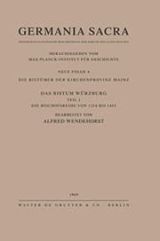 Tapa de Die Bistümer der Kirchenprovinz Mainz. Das Bistum Würzburg II. Die Bischofsreihe von 1254 bis 1455 (German Edition)