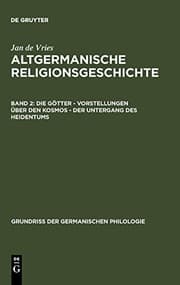 Tapa de Die Götter - Vorstellungen über den Kosmos - Der Untergang des Heidentums (Grundria Der Germanischen Philologie) (German Edition)