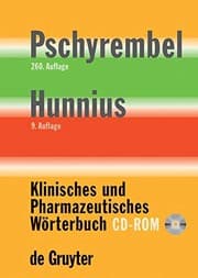 Tapa de Pschyrembela(r) / Hunnius - Klinisches Und Pharmazeutisches Warterbuch (German Edition)