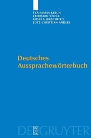 Tapa de Deutsches Aussprachewörterbuch (German Edition)