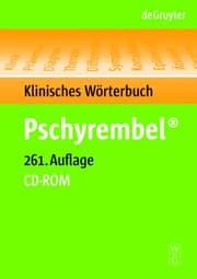 Tapa de Pschyrembel® Klinisches Wörterbuch on CD-ROM (German Edition)