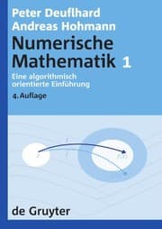 Tapa de Numerische Mathematik: Eine algorithmisch orientierte Einführung (de Gruyter Lehrbuch) (German Edition)