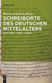 Tapa de Schreiborte des deutschen Mittelalters