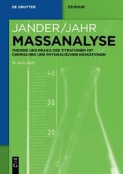 Tapa de Maßanalyse (De Gruyter Studium) (German Edition)