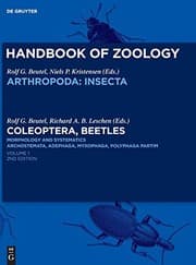 Tapa de Coleoptera, Beetles. Morphology and Systematics