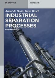 Tapa de Industrial Separation Processes (De Gruyter Graduate)