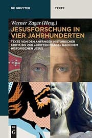Tapa de Jesusforschung In Vier Jahrhunderten: Texte Von Den Anfangen Historischer Kritik Bis Zur "Dritten Frage" Nach Dem Historischen Jesus (de Gruyter Texte) (German Edition)