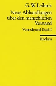 Tapa de Neue Abhandlungen über den menschlichen Verstand.