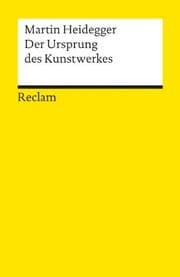 Tapa de Der Ursprung des Kunstwerkes