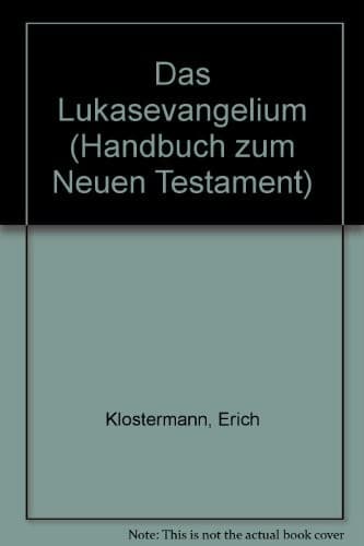Tapa de Das Lukasevangelium