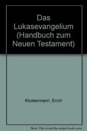 Tapa de Das Lukasevangelium
