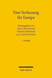 Tapa de Eine Verfassung Fur Europa (German Edition)