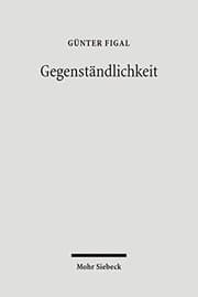 Tapa de Gegenst andlichkeit: das Hermeneutische und die Philosophie