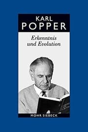 Tapa de Karl R. Popper -- Gesammelte Werke: Band 13: Erkenntnis und Evolution. Zur Verteidigung von Wissenschaft und Rationalität (German Edition)