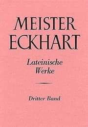 Tapa de Meister Eckhart Lateinische Werke: Expositio Sancti Evangelii Secundum Iohannem (Meister Eckhardt: Die Lateinischen Werke) (German Edition)