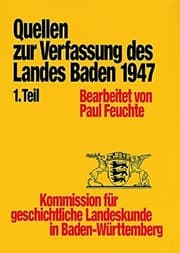 Tapa de Quellen Zur Entstehung Der Verfassung Des Landes Baden Von 1947 (Rompp Lexikon) (German Edition)