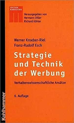 Tapa de Strategie und Technik der Werbung